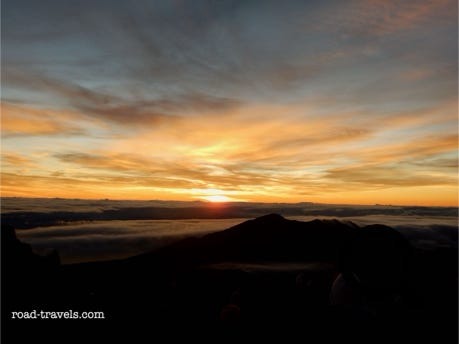 Sunrise at Haleakala National Park 